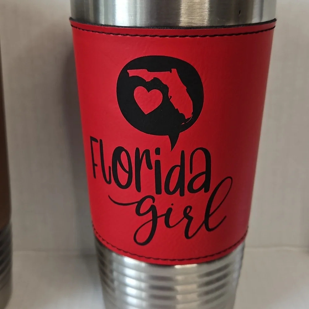 Polar Camel Tumbler Set, NWT, Red & Tan